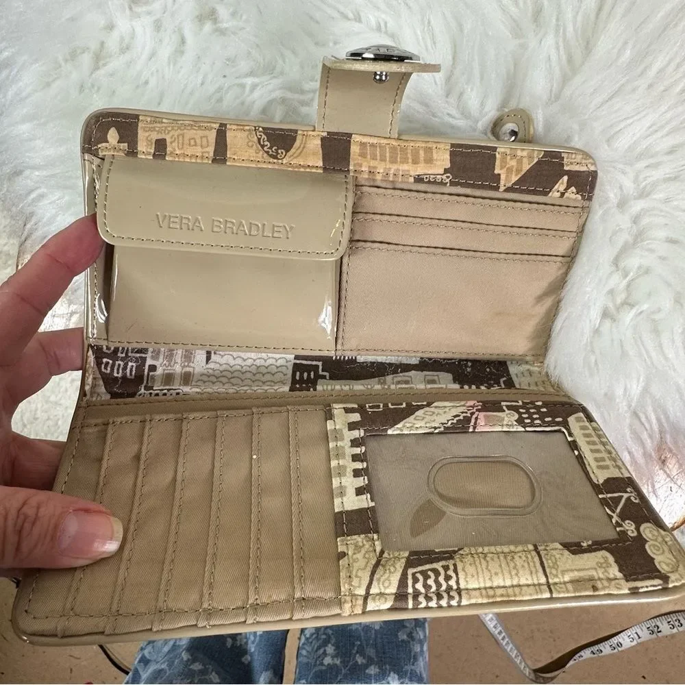 Vera Bradley Beige Wallet with Embossed Design - Picture 5 of 9